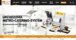 Desktop Screenshot of metro-catering-system.pl