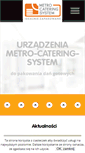 Mobile Screenshot of metro-catering-system.pl